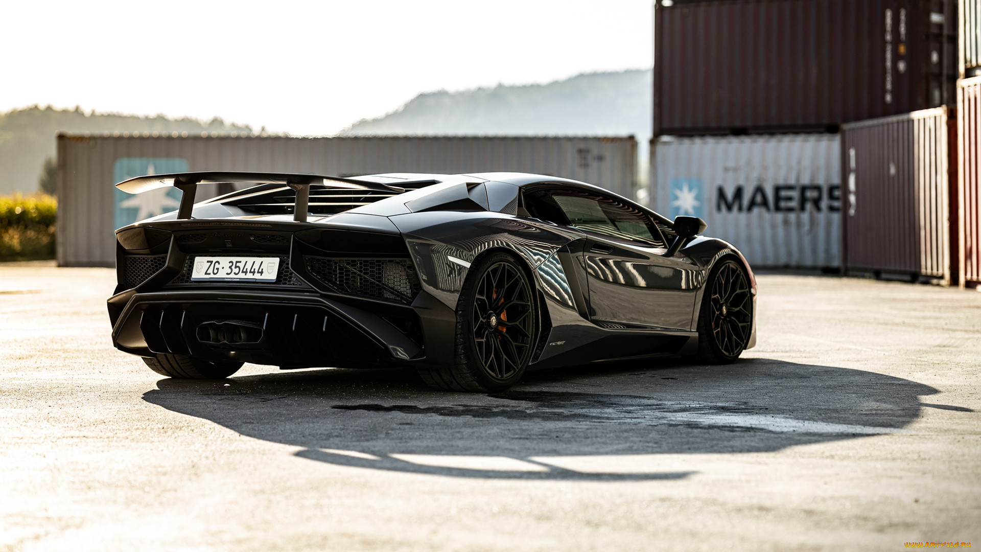 , lamborghini, aventador, sv